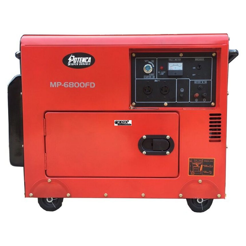 may phat dien chay dau 5kw potenca mp-6800fd hinh 0