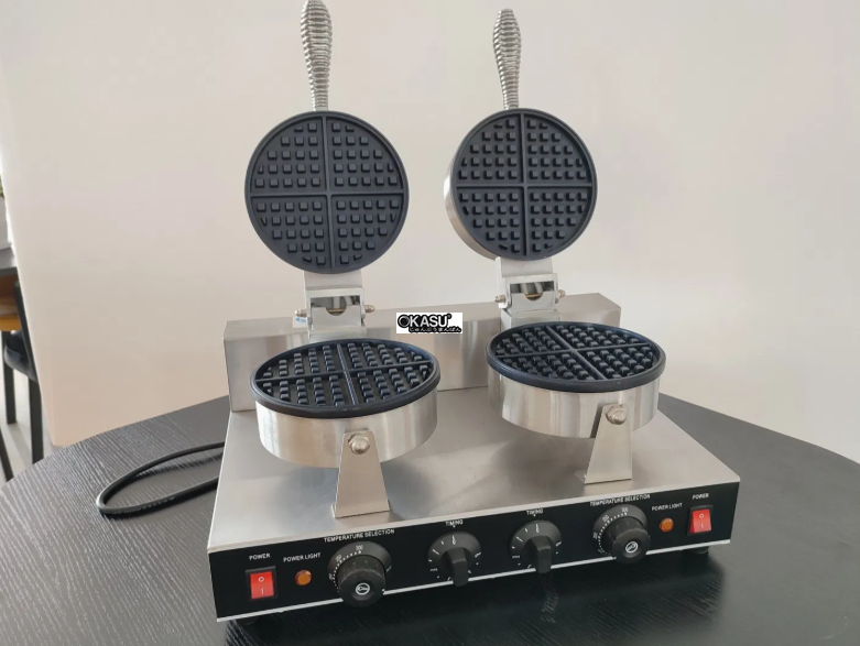 may lam banh waffle 2 ngan jieguan uwb-2 hinh 2