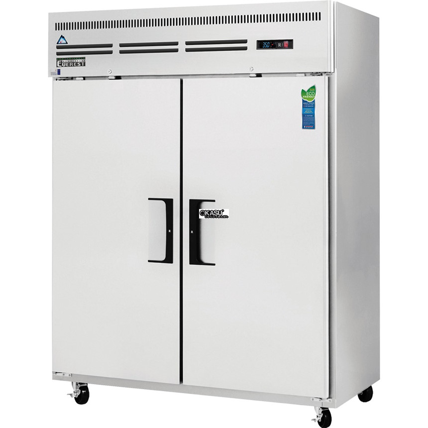 tu mat 2 canh inox everestref eswr2 hinh 0