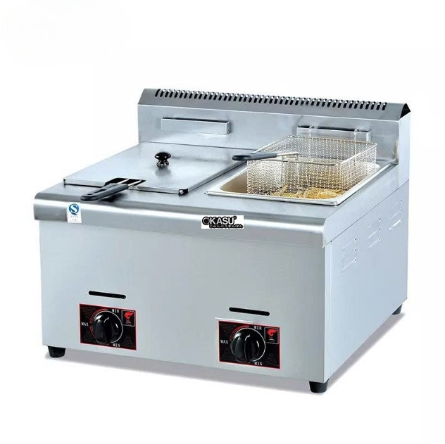 bep chien nhung dung gas 2 ngan kolner gf-72 hinh 0