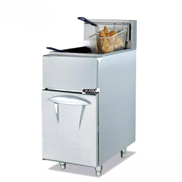 bep chien nhung dung gas 1 ngan 2 ro kolner gf-2g hinh 0