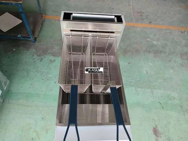 bep chien nhung dung gas 1 ngan 2 ro kolner gf-2g hinh 1