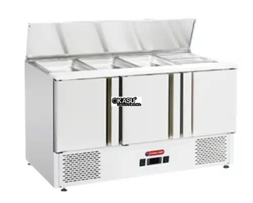 ban salad 1360mm 3 canh turbo chef tcs1360 hinh 0