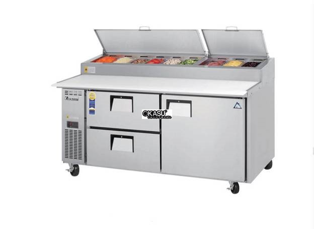 ban pizza 1 canh 2 ngan keo everest b180ps-21rros-e hinh 0