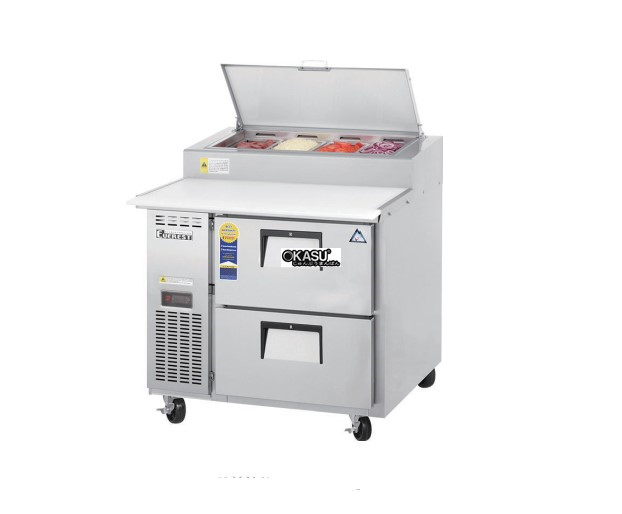 ban pizza 2 ngan keo everest b090ps-1roos-e hinh 0