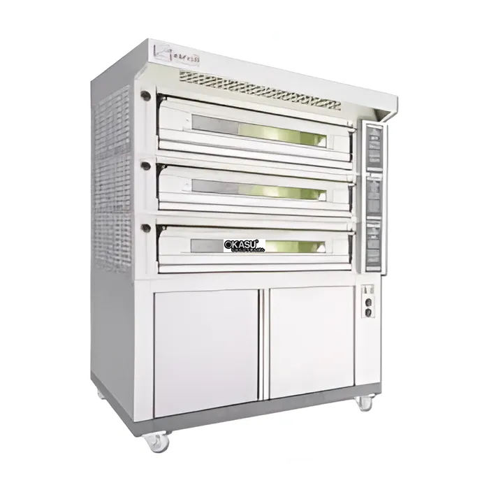 lo nuong banh 3 tang – 9 khay co chan do zanolli - t polis pw 3 st/mc18 hinh 0