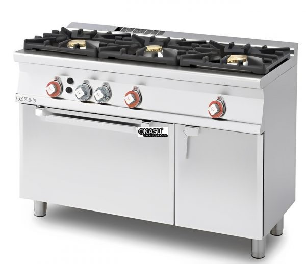 bep au 3 hong co lo nuong dung gas lotus cf3-512gev hinh 0