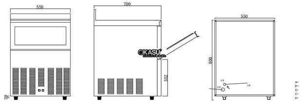 may lam da vien saige sgs-e120ps (cong suat 55kg/24h) hinh 2
