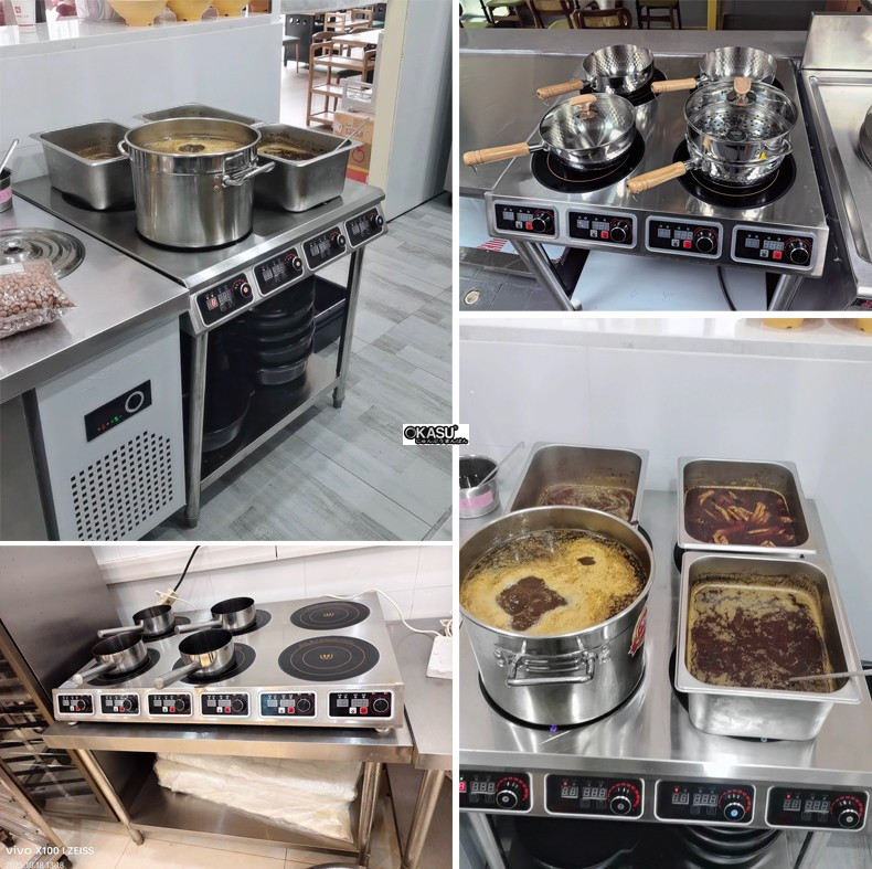 bep tu cong nghiep 4 mat phang co ke de do inducook id-b4m3500 hinh 0