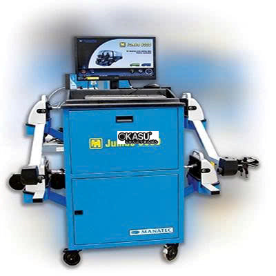 thiet bi kiem tra goc dat banh xe cong nghe ccd khong day dung cho xe tai – xe khach jumbo 9000 hinh 0