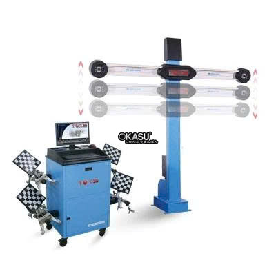 thiet bi kiem tra goc dat banh xe 3d manatec - fox 3d auto boom hinh 0