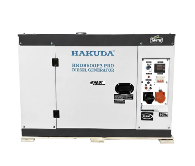 may phat dien chay dau hakuda 8kw hkd8500p3pro 3 pha sieu cach am hinh 0
