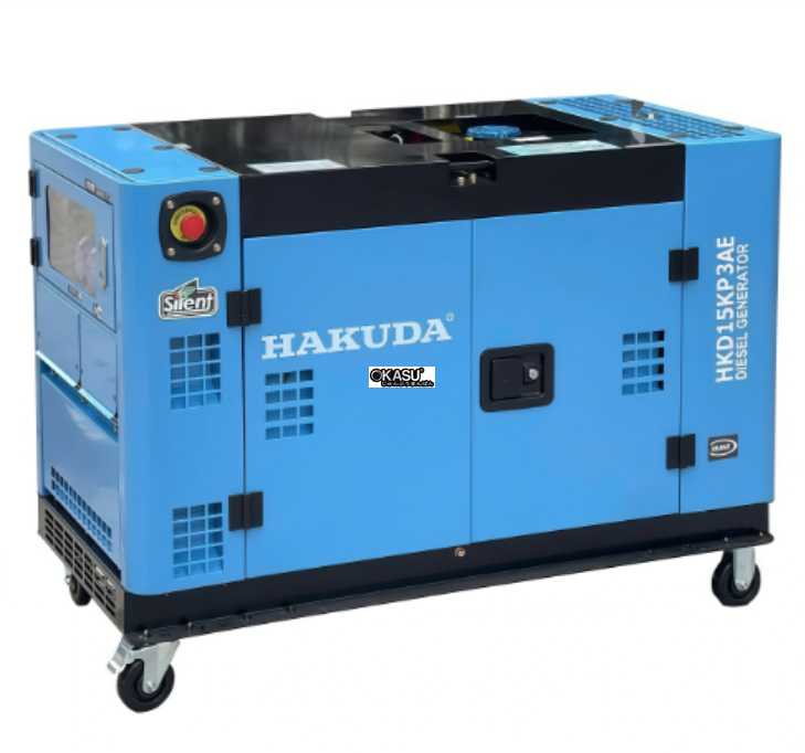 may phat dien chay dau hakuda 15kw hkd15kp3ae 3 pha sieu cach am hinh 0