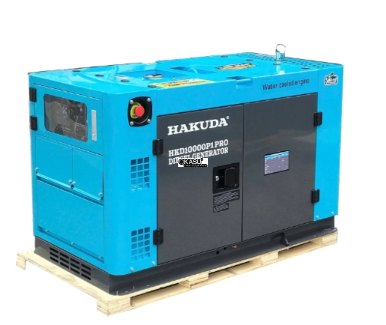 may phat dien chay dau hakuda hkd10000p1pro 10kw sieu cach am hinh 0