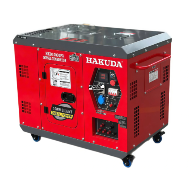 may phat dien chay dau hakuda 10kw hkd10000p3 3 pha hinh 0