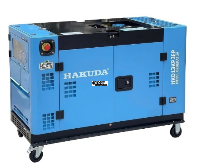 may phat dien chay dau hakuda 12kw hkd13kp3ep 3 pha sieu cach am hinh 0