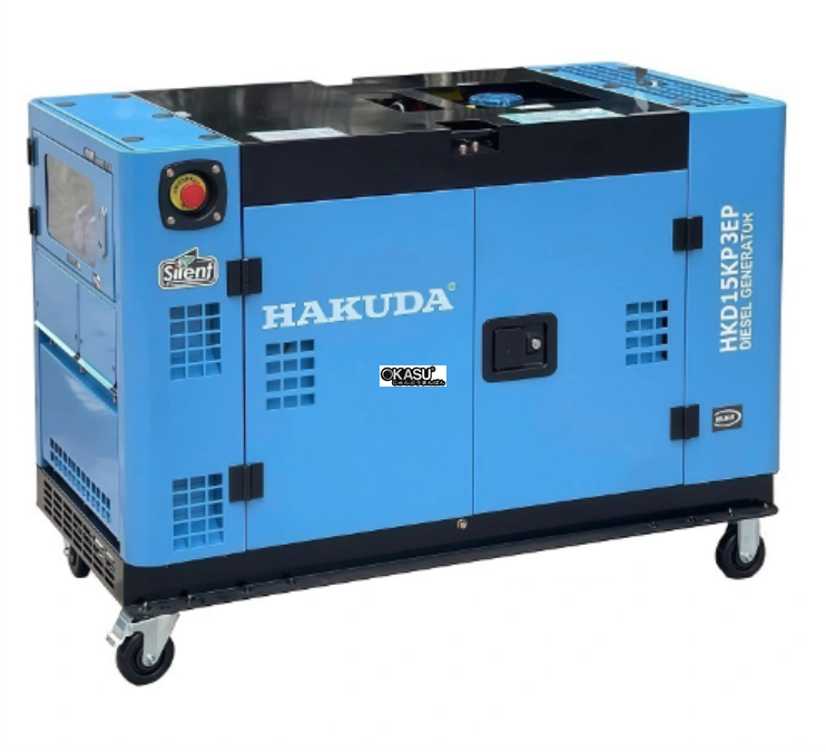 may phat dien chay dau hakuda 15kw hkd15kp3ep 3 pha sieu cach am hinh 0