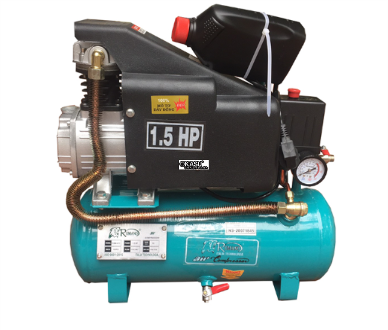 may nen khi co dau lien truc 1.5hp romano roma 4212 12l hinh 0