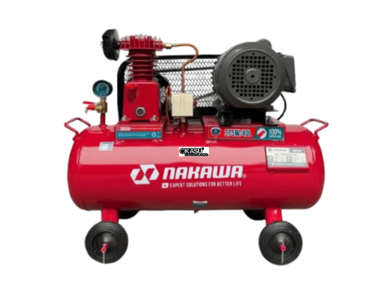 may nen khi day dai nakawa 1/2hp 40l nk0540e hinh 0