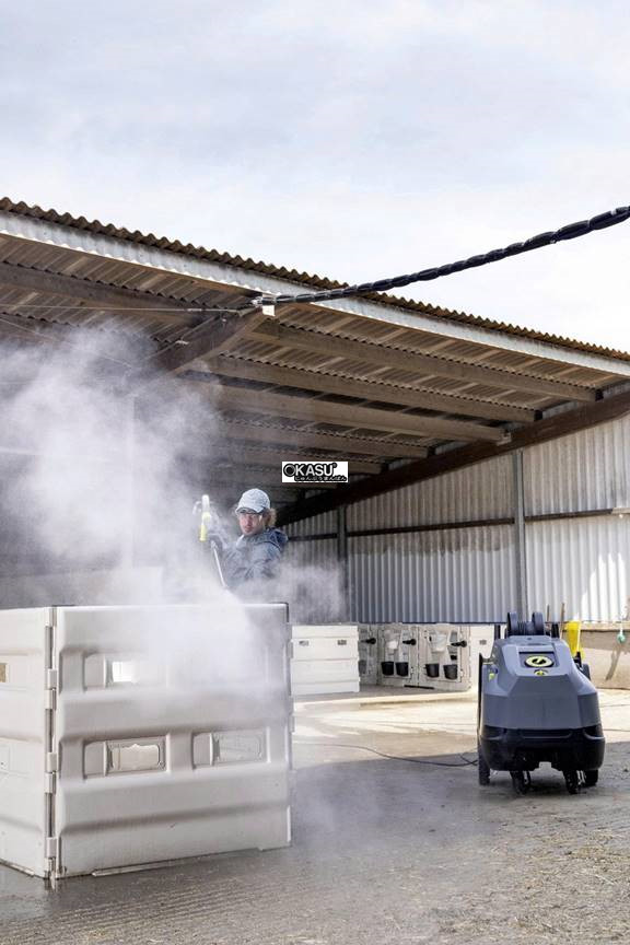 may phun rua ap luc cao nuoc nong karcher hds 12/18-4s hinh 1