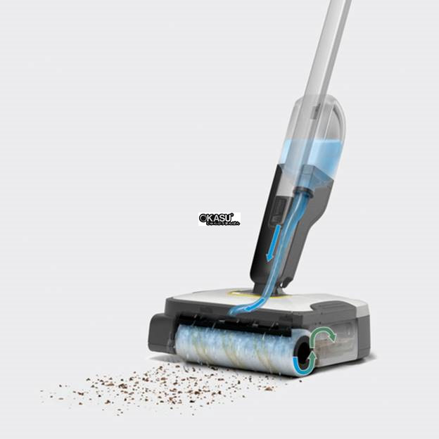 may lau san karcher fc 2-4 battery hinh 2