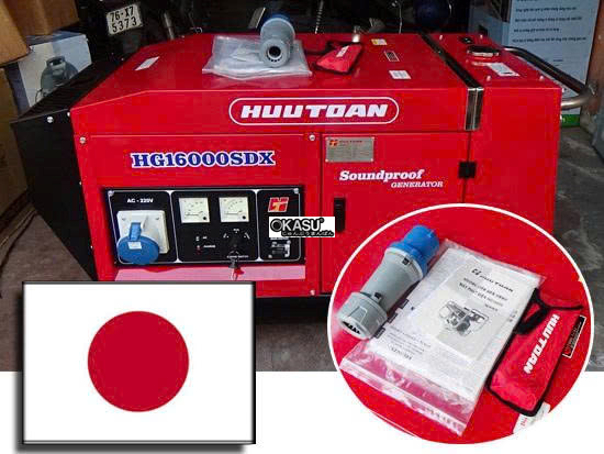 may phat dien honda hg16000sdx giam thanh 1 pha hinh 0