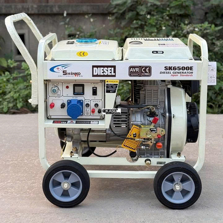 may phat dien chay dau 5kw shinko sk6500e hinh 0