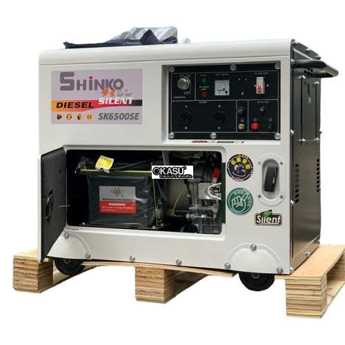 may phat dien chay dau 5kw shinko sk6500se hinh 1