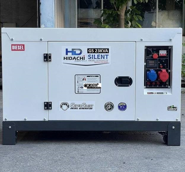 may phat dien 23kva chay dau hidachi gs23kva 3pha hinh 0