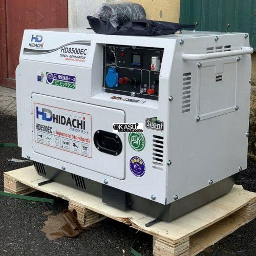 may phat dien chay dau 6kw hidachi hd8500ec hinh 0