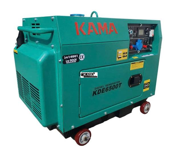 may phat dien chay dau 5kw kama kde6500t hinh 0