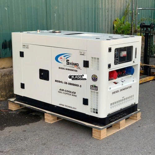 may phat dien chay dau 20kva shinko sk-20000ev-3 hinh 0