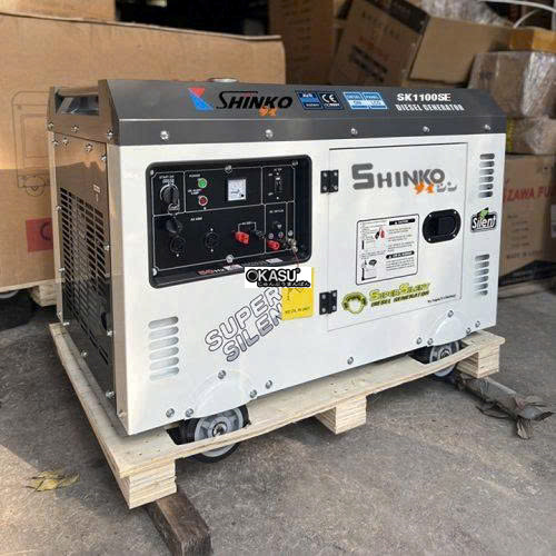 may phat dien chay dau 10kva shinko sk11000se hinh 0