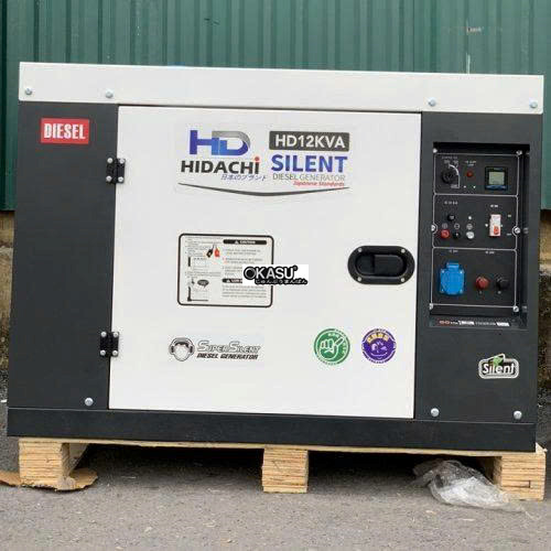 may phat dien chay dau 12kva hidachi hd12kva hinh 0