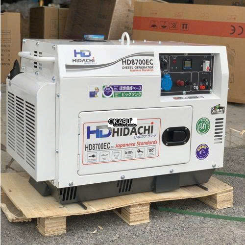 may phat dien 7kw hidachi hd8700ec chong on hinh 0