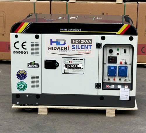 may phat dien chay dau 10kw hidachi hd12kva hinh 0
