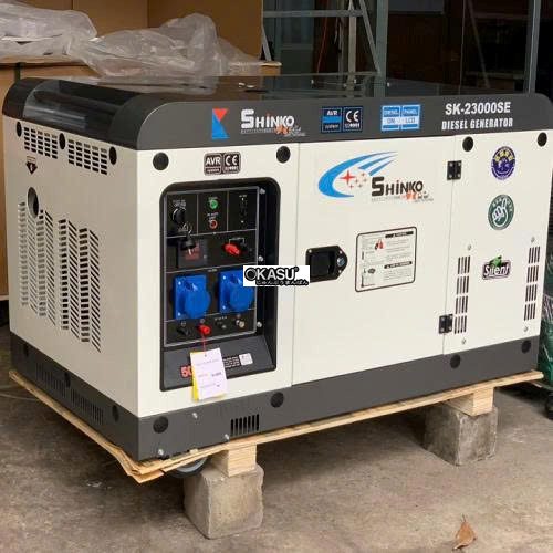 may phat dien chay dau 20kva shinko sk23000se hinh 0