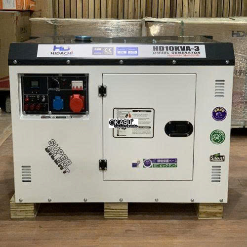 may phat dien chay dau 10kva hidachi hd10kva-3 (3 pha) hinh 0