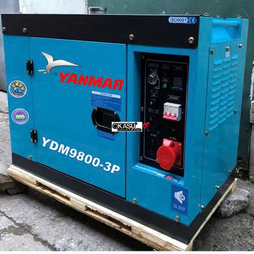 may phat dien chay dau 8kw yanmar ydm9800 (3 pha) hinh 0