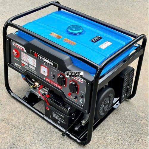 may phat dien chay xang 5kw toshima t65e (de no) hinh 1