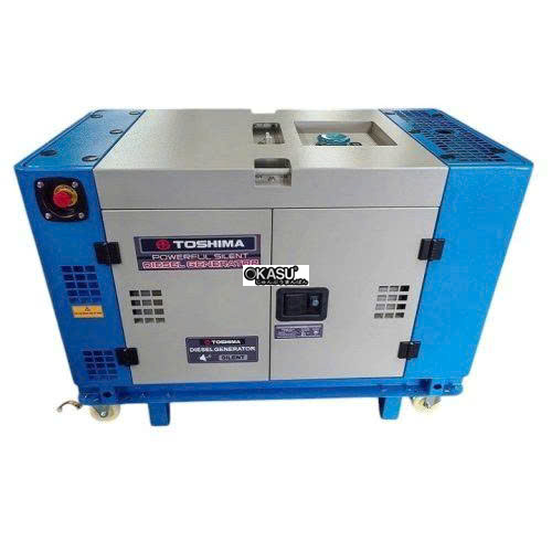 may phat dien chay dau 12kw toshima t150e hinh 0