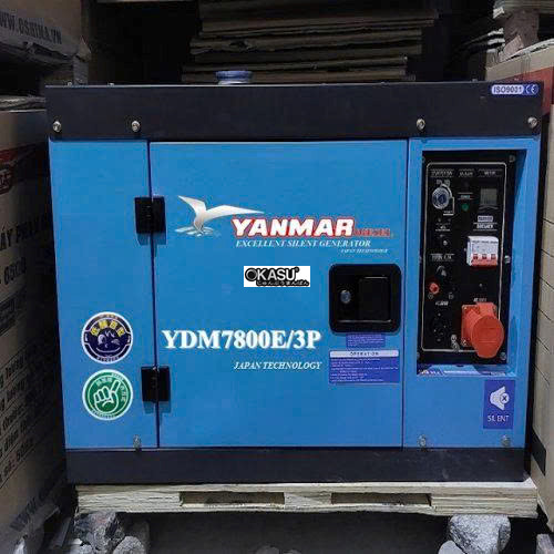 may phat dien chay dau 6kw yanmar ydm7800e 3 pha hinh 0