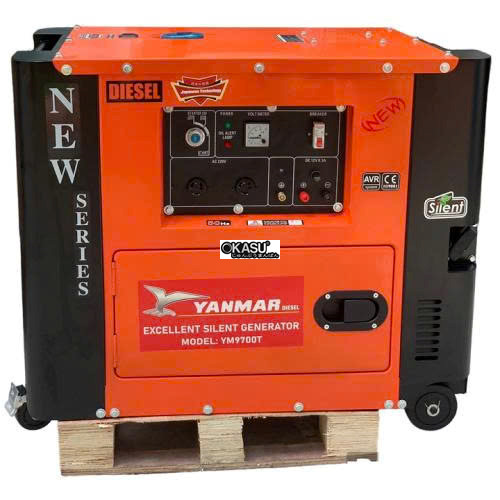 may phat dien chay dau 6kw yanmar ym9700t hinh 0
