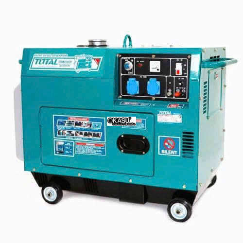 may phat dien 5kw dau diesel total tp250001 (chong on) hinh 0