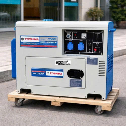 may phat dien chay dau toshima t68e (5kw) hinh 0