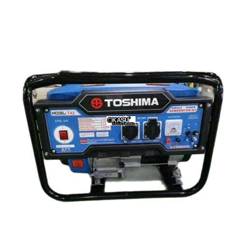 may phat dien chay xang 3kw toshima t42e (de no) hinh 0