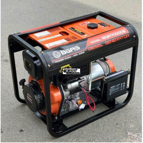 may phat dien chay dau diesel 5.5kw bgas bga7000de hinh 0