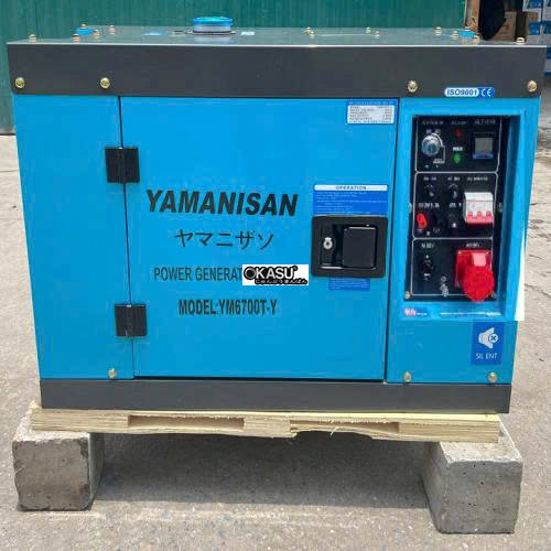 may phat dien chay dau 5kw yamanisan ym6700t/y (3 pha) hinh 0