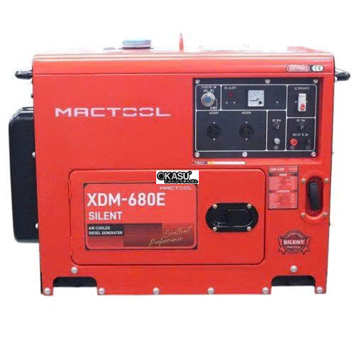 may phat dien 5kw mactool xdm-680e (chay dau) hinh 0