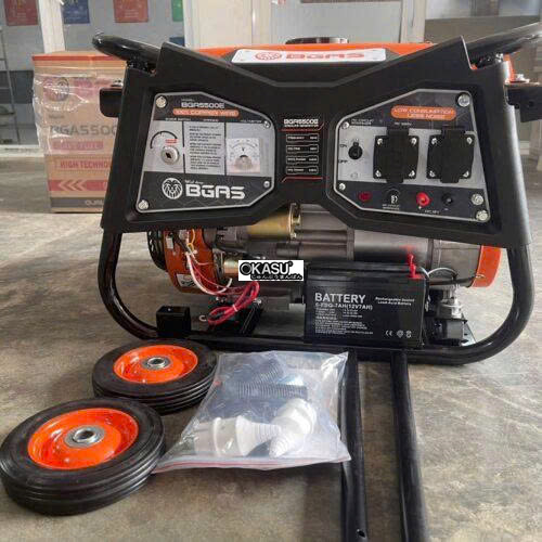 may phat dien chay xang 3.5kw bgas bga5500e hinh 1